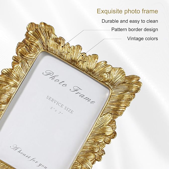 5x7 Vintage Picture Frames, Picture Frame - Image 5