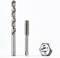 toolant 3/8 x 24 NF Tap and Die Set with Q Drill Bit Combo for Threading