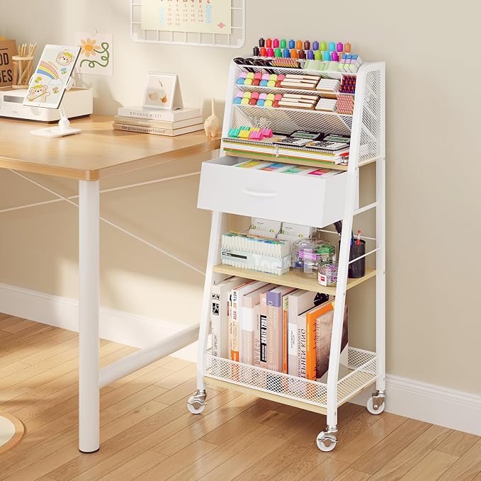 Homsorout 3 Tier Rolling Cart - Image 8