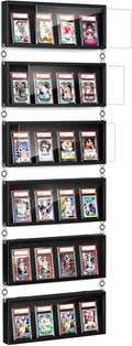 Emfogo Card Display Case, 6 Pack Trading Card Display Frame Wall Mount by Emfogo