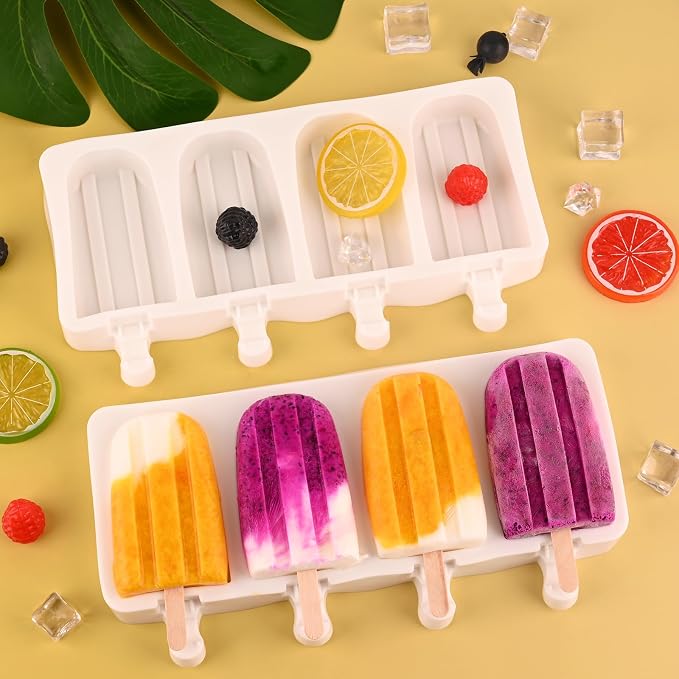 WMKGG Popsicle Silicone Molds Set, Ice Pop, Cakesicles - Image 5