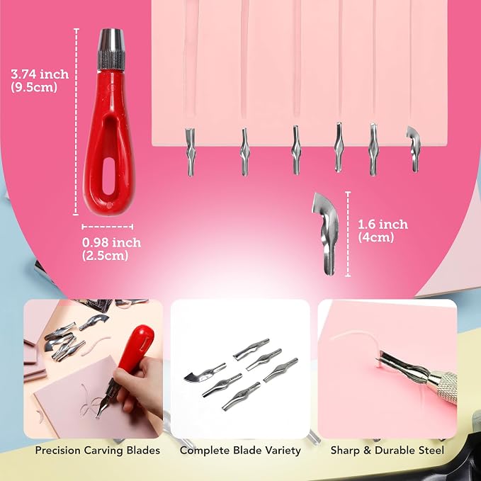 Incraftables Linocut Block Printing Kit - Image 4