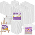 ESRICH Mini Canvases for Painting, Mini Canvas Bulk 200 Pack 2.4x2.4In by ESRICH