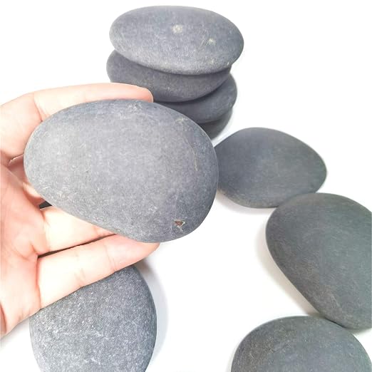 lifetop 120PCS Painting Rocks, DIY Rocks Flat & Smooth Kindness Rocks - Image 4