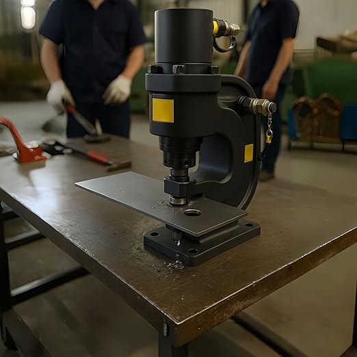 Hydraulic Punch Dies for CH-70, CH-70 Hydraulic Round Hole Punch Die Set, Upper Mold Dia: 26mm, Lower Mold Dia: 40mm for Steel, Copper, Aluminum and Heavy Duty Metal (7.5mm)