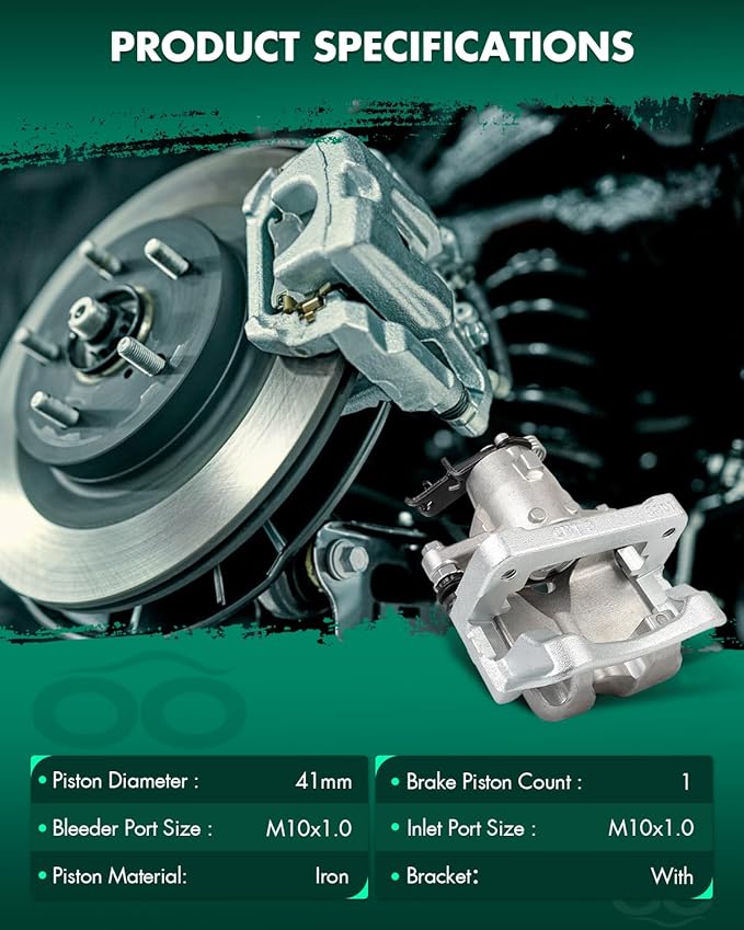 SCITOO Rear Right Brake Caliper With Bracket 18B5400A Compatible For Buick For LaCrosse 2012-2016,For Buick For Regal 2011-2017,For Cadillac For XTS 2013-2019,For Chevrolet For Impala 2014-2018