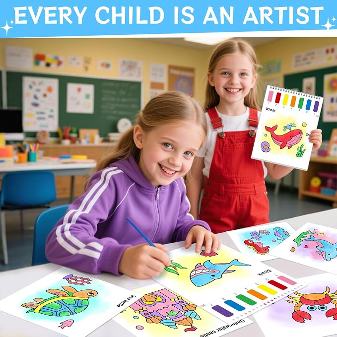 SOCOLER Paint with Water Coloring Books - Image 4