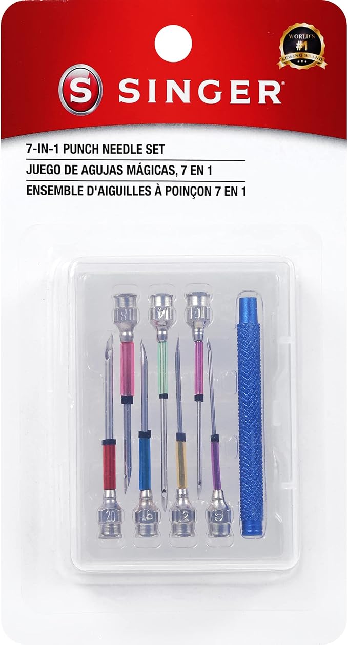SINGER 8 Piece Punch Needle Embroidery Kit by Singer%C2%AE