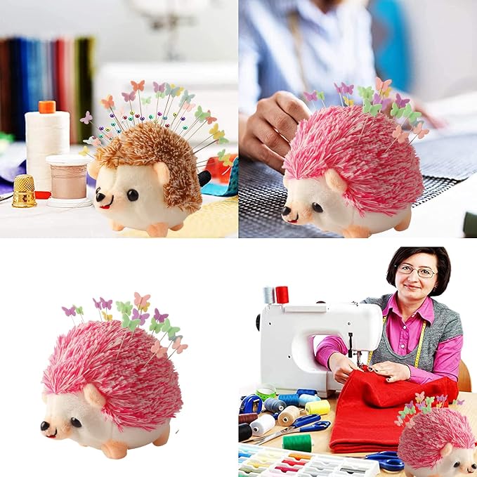 CICILIAYA Hedgehog Shape Pin Cushion, Cute Pincushions Sewing Kit Lovely Needle - Image 3