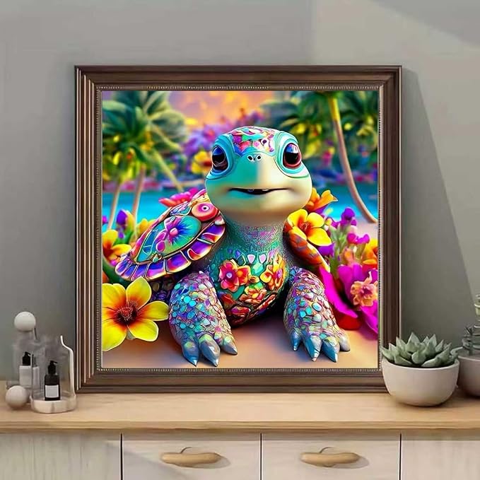 SHICERNHJ Sea Turtle 5D Diamond Painting - Image 2