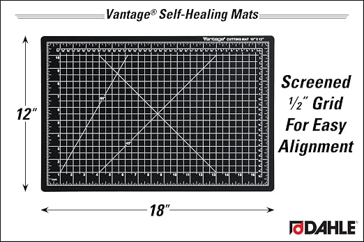 Dahle Vantage 10671 Premium Self-Healing Cutting Mat, 1/2" Grid, 5 Layers - Image 2