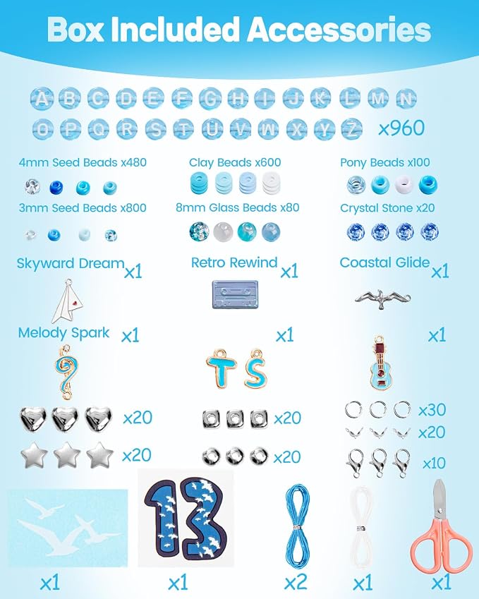 Goldwise 1989 Era Inspired Friendship Bracelet Making Kit - Image 6