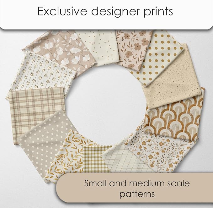 Cotton Satin Patchwork Fabric Panel – 35 Designs, 20×20 cm Squares, Single - Image 3