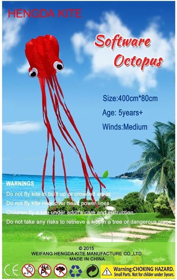 Hengda Kite Soft Octopus Kite Series, Beautiful Kite - Image 7