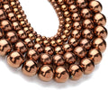 Zenkeeper About 180 Pcs Rose Gold Hematite Beads by Zenkeeper