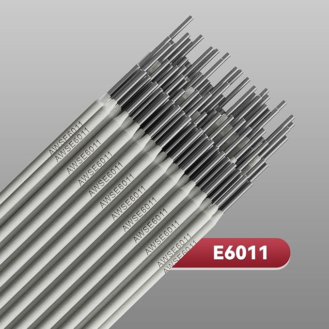 ARCCAPTAIN E6011 Welding Rod 1/8" 5LB Carbon Steel Welding Sticks Electrodes, Welding Rods ARC Welding Equipment