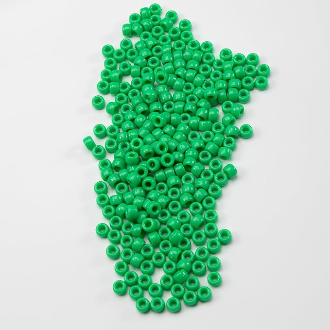 1000 Pcs Acrylic Pony Beads 6x9mm Bulk - Image 4