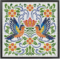 FREEBLOSS 11CT Vector Flowers Stamped Cross Stitch Kits Complete Embroidery Kits by FreeandCreativeCraftsArt