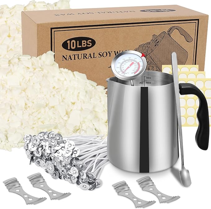 SAEUYVB Candle Making Kit Supplies, Soy Wax DIY Candle Making by SAEUYVB