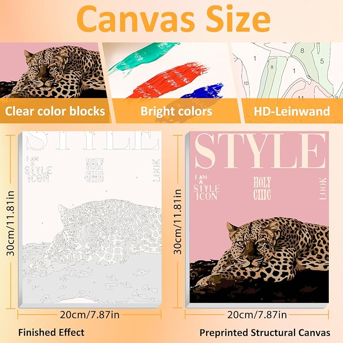 Mandun 3 Pack Paint by Numbers Kit - Image 2