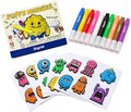 JoyCat Puffy Velvet Markers for Kids, 10-Color Heat-Activated Puffy Paint by JOYCAT