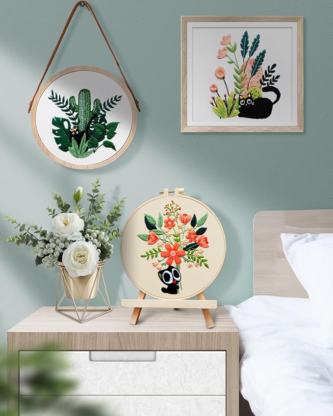TINDTOP Embroidery Kit for Adults, Embroidery Kit for Beginners Include - Image 5