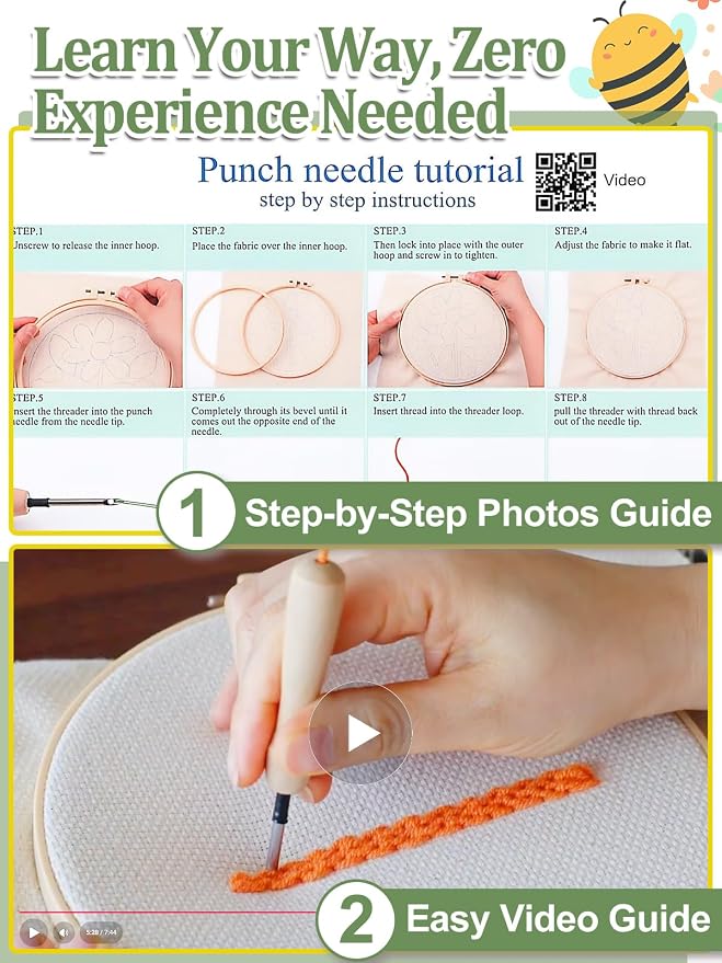 Punch Needle Kit Adults Beginner - Image 5