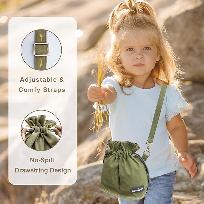 Nature Collection Bag for Rock, Pine Cones, Beach Glass, Teens & Women Canvas - Image 2