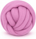 1.76oz Wool Roving: Needle Felting Wool White Roving Wool Felting Supplies Pure by Gipony