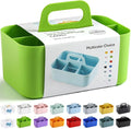 Multiuse Caddy Organizer with Handle, Portable Divided Plastic Tote Bin by AOZITA