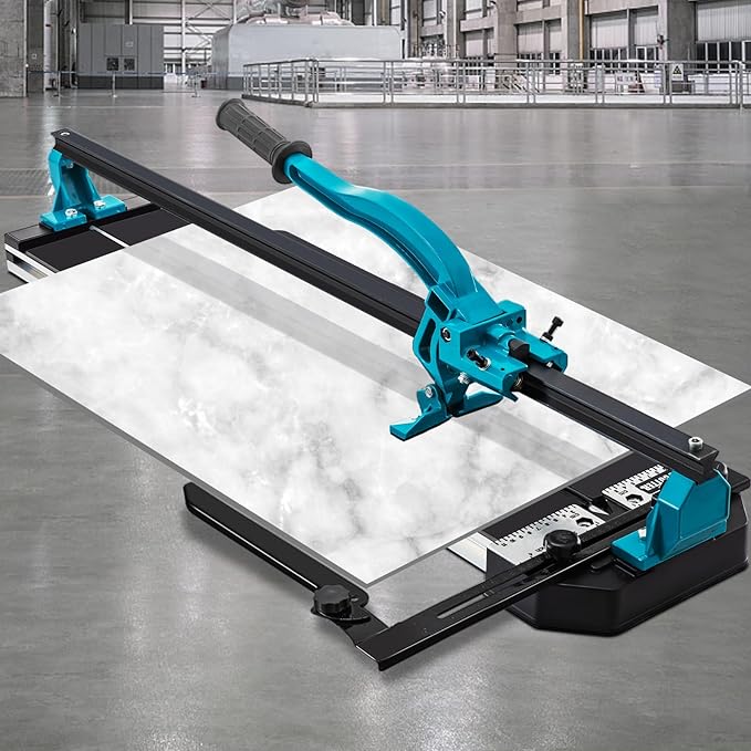Mophorn 48 Inch Tile Cutter Single Rail Double Brackets Manual Tile Cutter 3/5 in Cap w/Precise Laser Manual Cutter Tools for Precision Cutting (48 Inch)