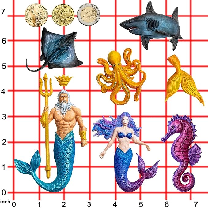 Mermaid and Sea Creatures Clay Molds - Image 7