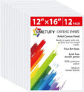 Simetufy 12 Pcs 12x16Inch Large Canvas Boards by Simetufy
