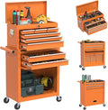 Rolling Tool Box with Wheels, 8-Drawer High Capacity Tool Chest with Drawers, Removable Storage Toolbox with Lock for Garage, Workshop