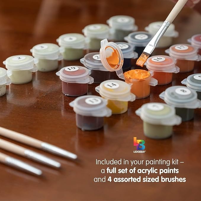 Ledgebay DIY Paint by Numbers Kit - Image 5