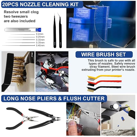 201PCS 3D Printer Tools Kit, 3D Printer Accessories - Image 4