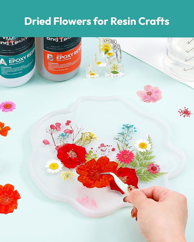 Dried Flowers, Resiners 174Pcs Pressed Flowers - Image 3