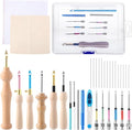 35 Pcs Punch Needle Kit, Punch Needle Tool Adjustable Punch Needle Embroidery by Needbrock