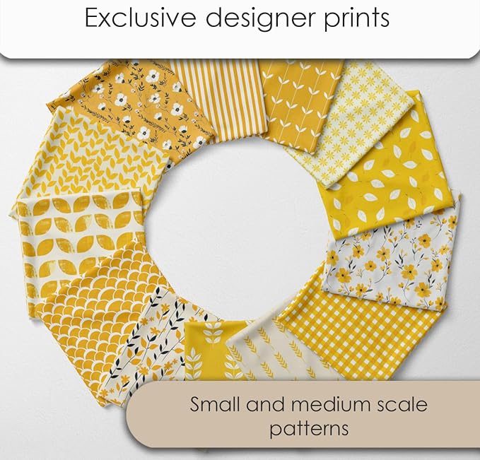 Cotton Satin Patchwork Fabric Panel – 35 Designs, 20×20 cm Squares, Single - Image 3