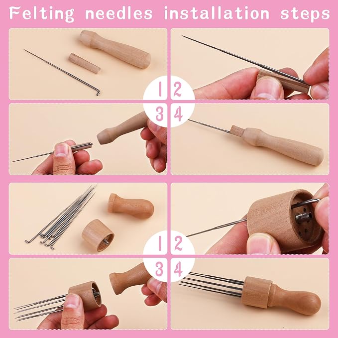 Complete Wool Felting Tools, Needle Felting Kit, Needle Felting Tools - Image 3