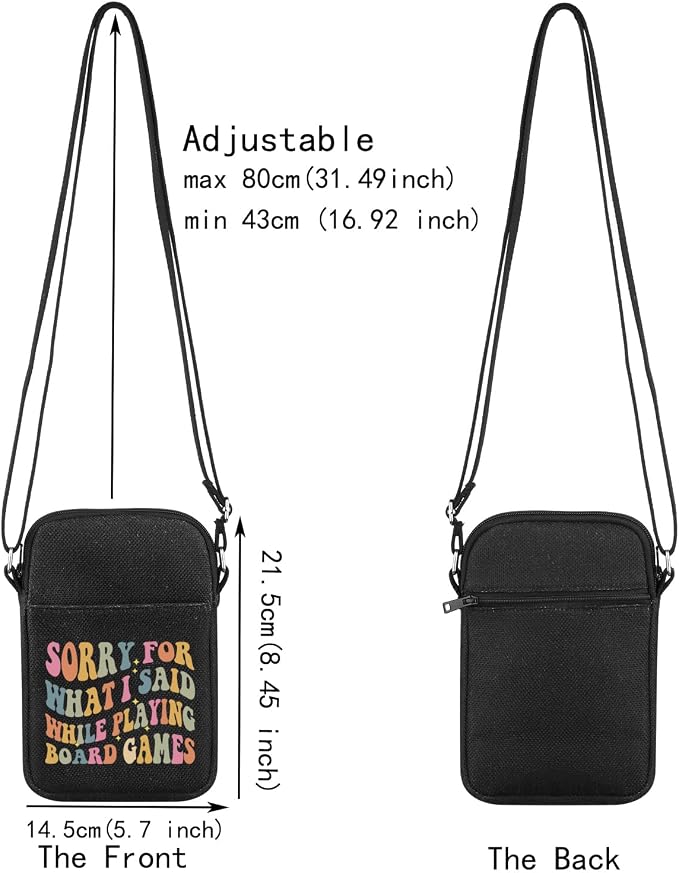 JXGZSO Board Games Tote Bag Board Game Gift Game Night Shoulder Bag Board Games - Image 3