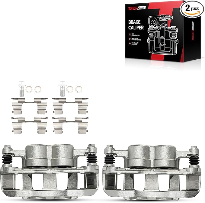 Torchbeam Front Brake Calipers Set for Ford 2006-2010 Explorer, Ford 2007-2010 Explorer Sport Trac, Mercury 2006-2010 Mountaineer, Front Left and Front Right Calipers Replace # 18B4994+18B4995