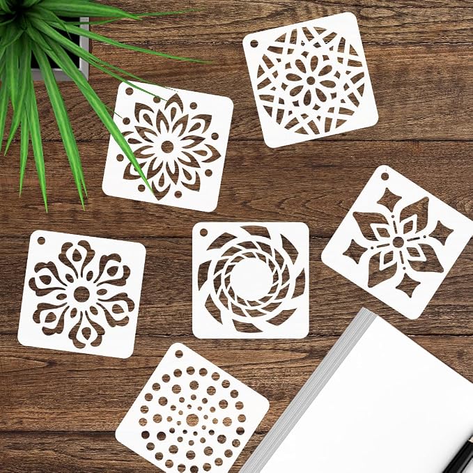 50 PCS Mandala Painting Stencils Reusable Mandala Stencils - Image 4