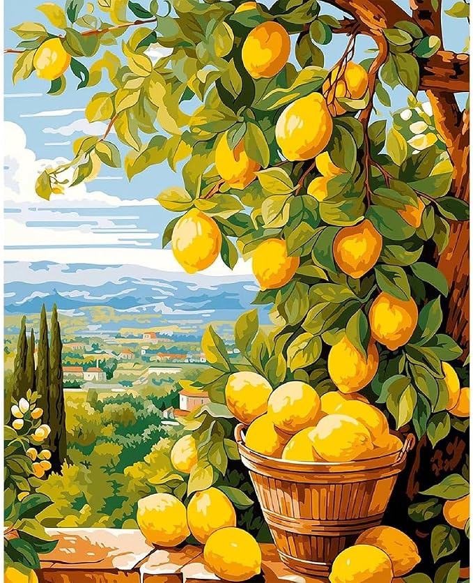 Clendo Lemon Paint by Numbers Kits by Clendo