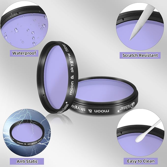 Alstar Telescope Filter 2 Inch Moon/Skyglow Filter Neutral Representation | - Image 4