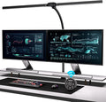 Desk Lamp with Clamp, 31.5" LED Desk Lamp for Home Office, 24W Gesture Sensing Control Desk Light, Dimmable & Color Temperature, Eye-Caring Office Lamp, Brightest Architect Lamp for Screen