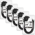 Large Zip Ties Heavy Duty Outdoor 24 inch, Heavy Duty Zip Ties 220 lbs by ANOSON