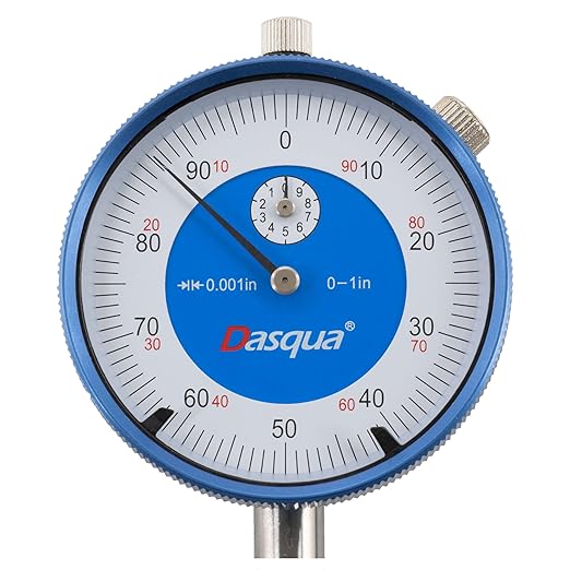 Dasqua 5122-4211 0-1" Dial Indicator with Magnetic Back