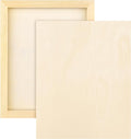 Aodaer 2 Pack Wood Panels 8 x 10 Inch Wooden Panels Canvas Unfinished Craft by Aodaer
