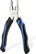 7-Inch Linesman Pliers with Rubber Grip Handle for Basic Repair, DIY Projects and Home